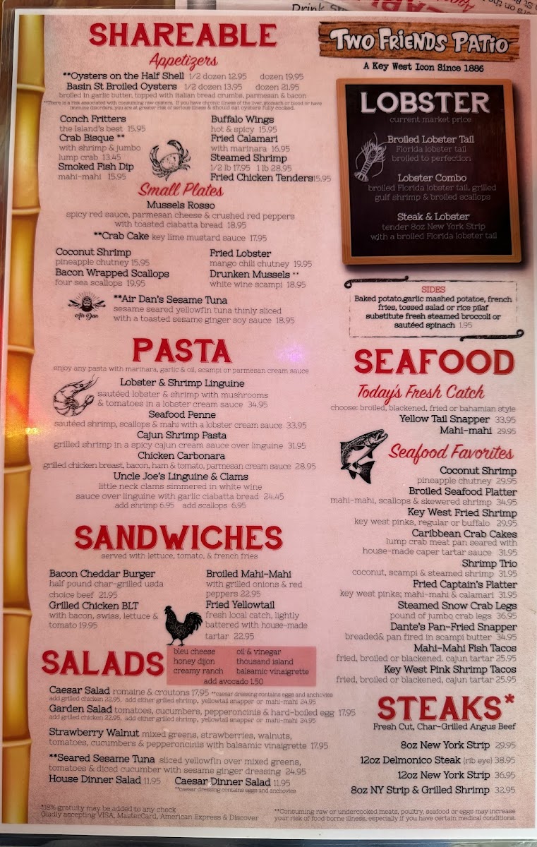 Two Friends Patio Restaurant Menu - Image 3